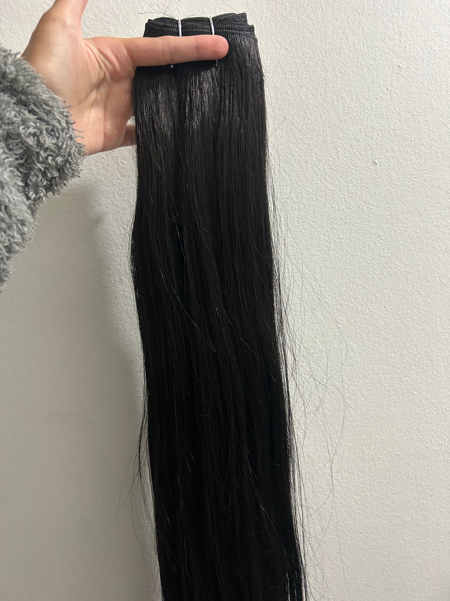 Extensión fibra orgánica, mazo de 150 gramos, 4 mt x 70 cm/ tono: Negro