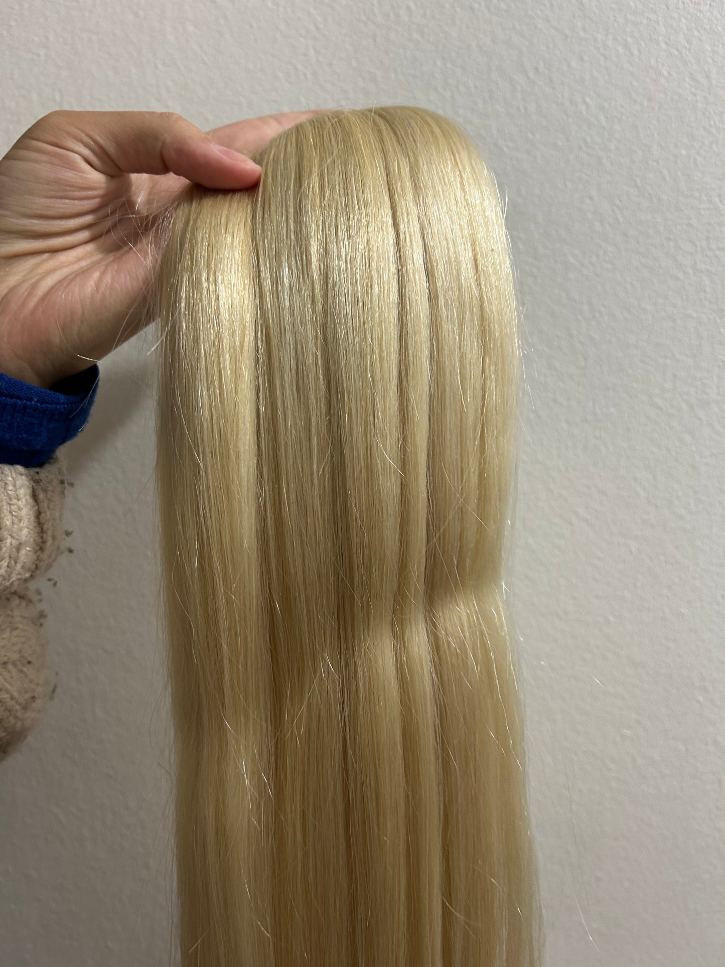 Extensión 100% natural/ mazo de 100 gr / tono: Rubio extra claro