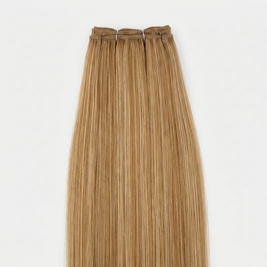 Extensión fibra orgánica, mazo de 150 gramos, 4 mt x 70 cm/ tono: Rubio colorín