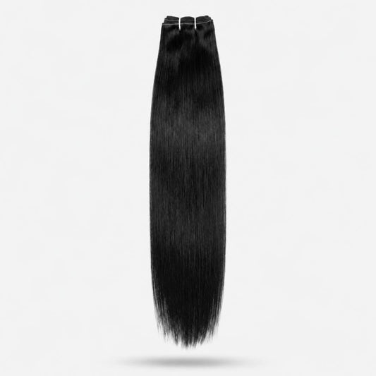 Extensión fibra orgánica, mazo de 150 gramos, 4 mt x 70 cm/ tono: Negro
