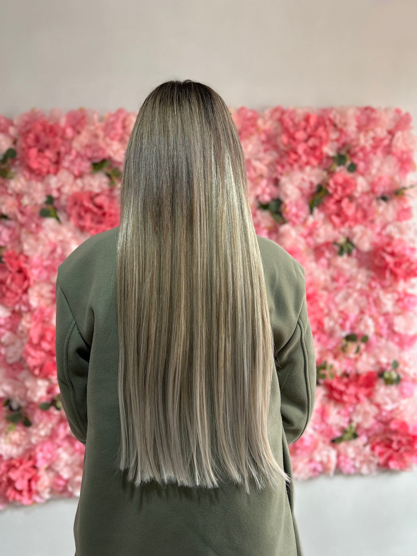 Extensión fibra orgánica, mazo de 150 gramos, 4 mt x 70 cm/ tono: balayage claro