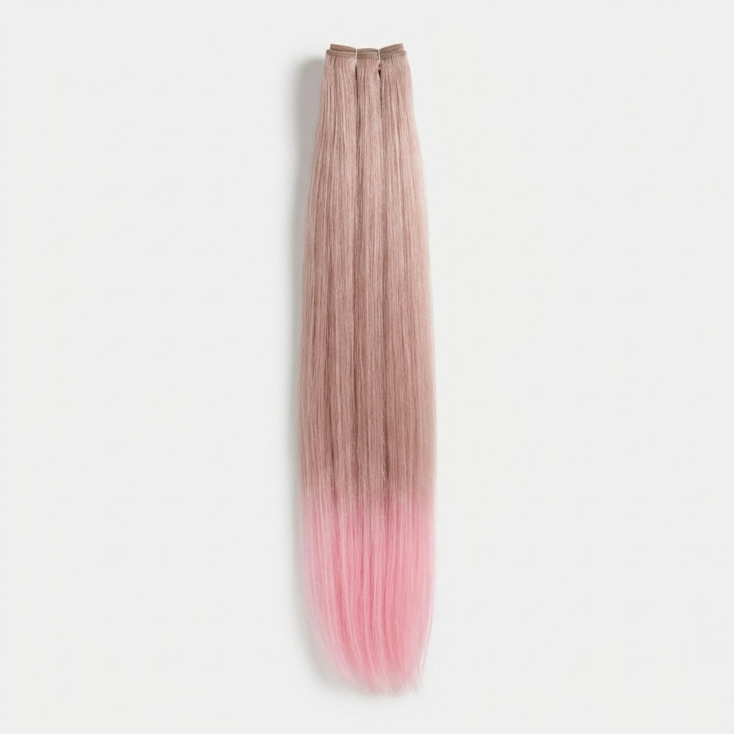 Extensión fibra orgánica, mazo de 150 gramos, 4 mt x 70 cm/ tono: Rosado balayage