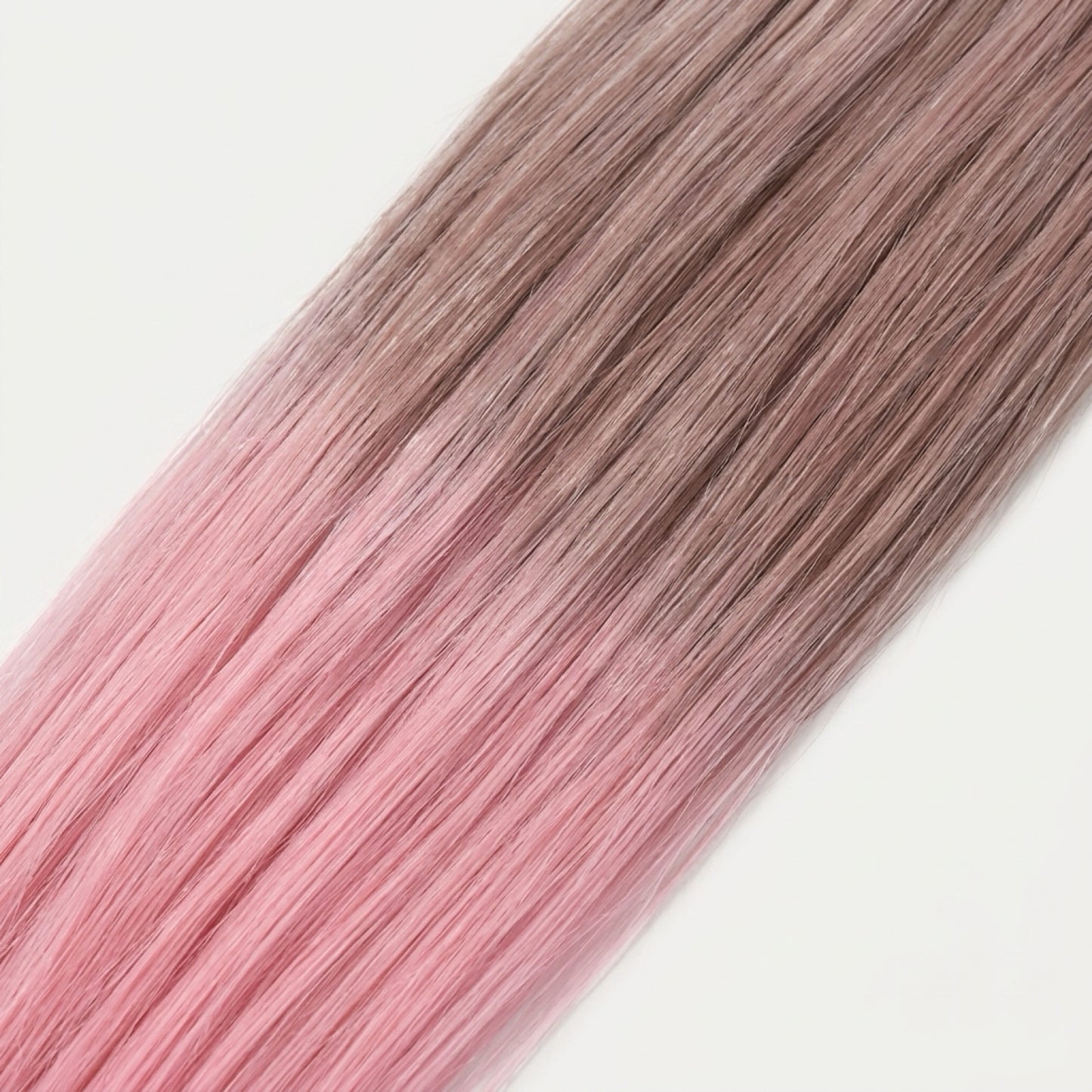 Extensión fibra orgánica, mazo de 150 gramos, 4 mt x 70 cm/ tono: Rosado balayage