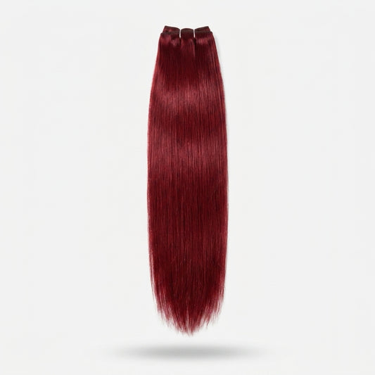 Extensión fibra orgánica, mazo de 150 gramos, 4 mt x 70 cm/ tono: Rojo