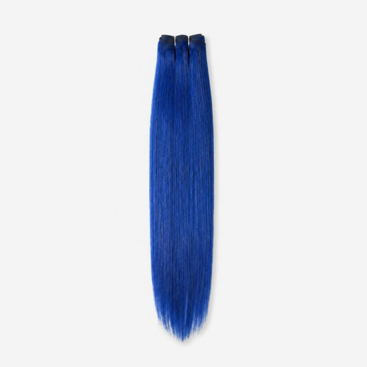 Extensión fibra orgánica, mazo de 150 gramos, 4 mt x 70 cm/ tono: azul