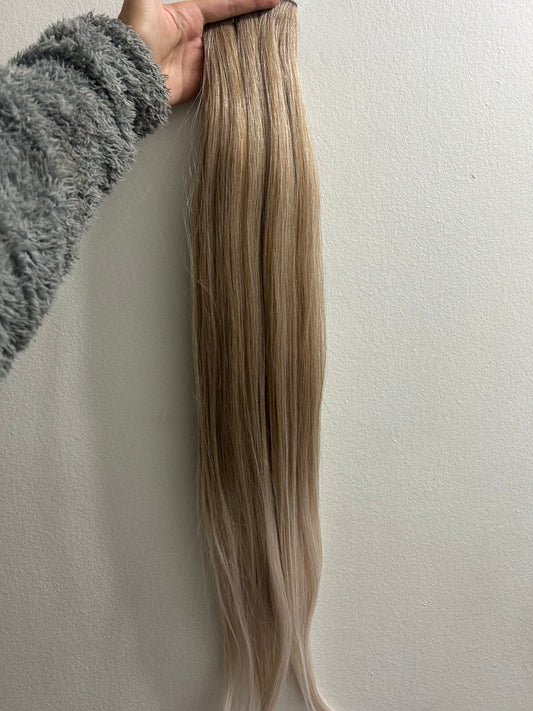 Extensión fibra orgánica, mazo de 150 gramos, 4 mt x 70 cm/ tono: balayage claro
